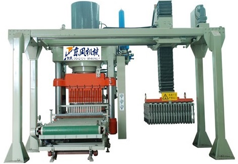 Dây chuyền sản xuất gạch không nung ép tĩnh thủy lực DF680